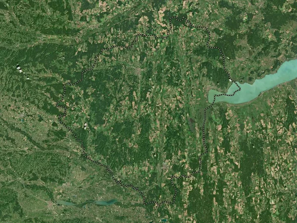 Zala 匈牙利县 高分辨率卫星地图 — 图库照片