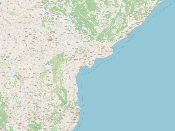 Andhra Pradesh State India Open Street Map — Stock Photo, Image