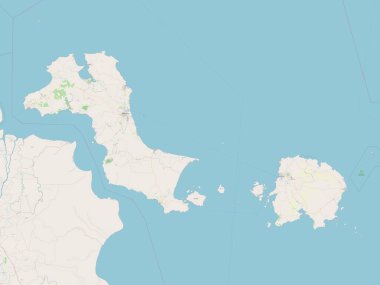 Bangka-Belitung, Endonezya vilayeti. Açık Sokak Haritası