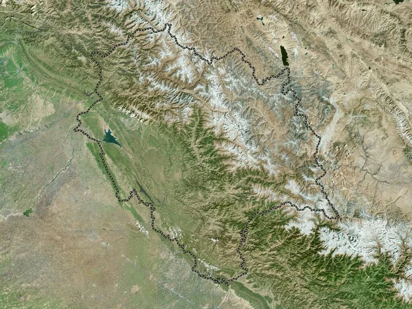 Himachal Pradesh Territorio Unificado India Mapa Satélite Alta Resolución —  Fotos de Stock