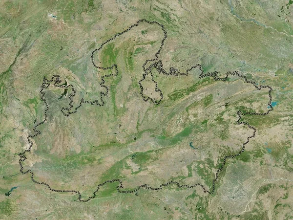 インドのマディヤ プラデーシュ州 高解像度衛星地図 — ストック写真