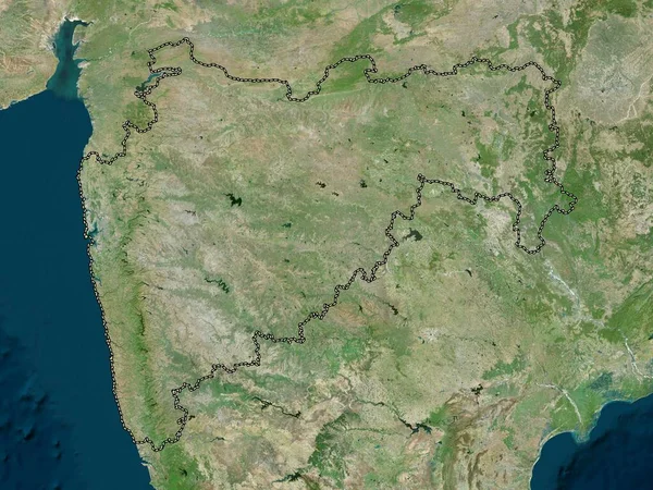 Махараштра Штат Индия Карта Высокого Разрешения — стоковое фото