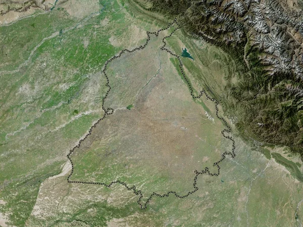 Punjab Stato Dell India Mappa Satellitare Alta Risoluzione — Foto Stock