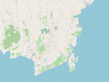 Kalimantan Selatan, Endonezya ili. Açık Sokak Haritası