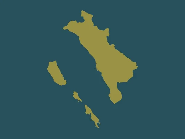 Sumatera Barat Province Indonésie Forme Couleur Unie — Photo
