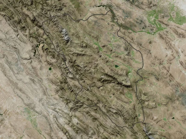 Chahar Mahall Bakhtiari Province Iran High Resolution Satellite Map — Stock Photo, Image