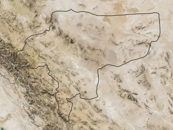 Esfahan Prowincja Iranu Mapa Satelitarna Niskiej Rozdzielczości — Zdjęcie stockowe