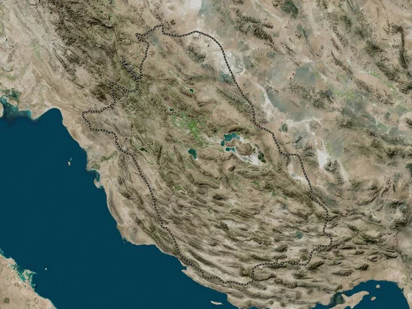 Daleko Prowincja Iran Mapa Google Wysokiej Rozdzielczości — Zdjęcie stockowe