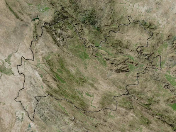 Kermanshah Provinsen Iran Högupplöst Satellitkarta — Stockfoto