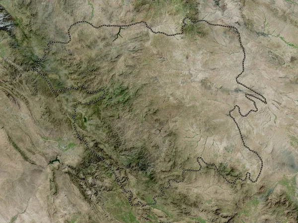 Кордестан Провинция Иран Карта Высокого Разрешения — стоковое фото