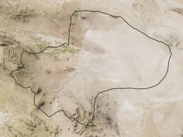 Qom Provincia Irán Mapa Satelital Baja Resolución — Foto de Stock