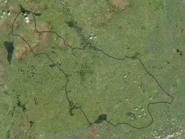 Cavan, İrlanda Bölgesi. Düşük çözünürlüklü uydu haritası