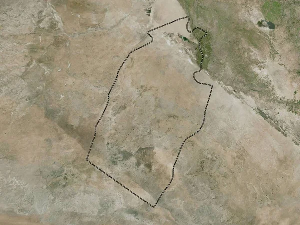 Najaf Provincie Irak Satellietkaart Met Hoge Resolutie — Stockfoto