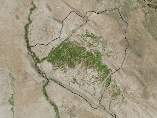 Mim Provincia Iraq Mapa Satélite Alta Resolución —  Fotos de Stock
