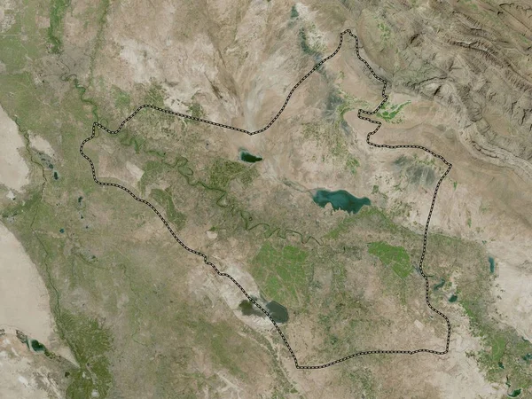Wasit Prowincja Iraku Mapa Google Wysokiej Rozdzielczości — Zdjęcie stockowe