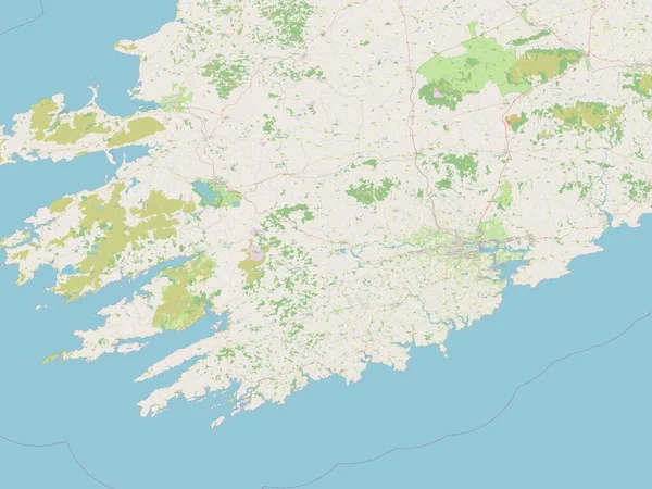 Cork Condado Irlanda Mapa Calle Abierto — Foto de Stock