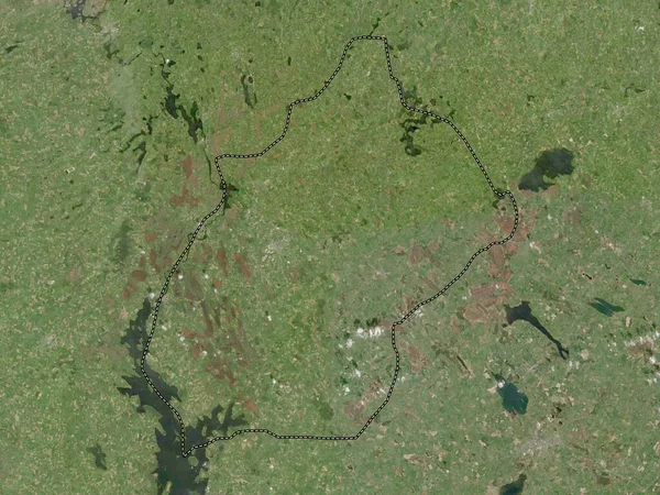 Longford County Ireland Low Resolution Satellite Map — Stock Photo, Image