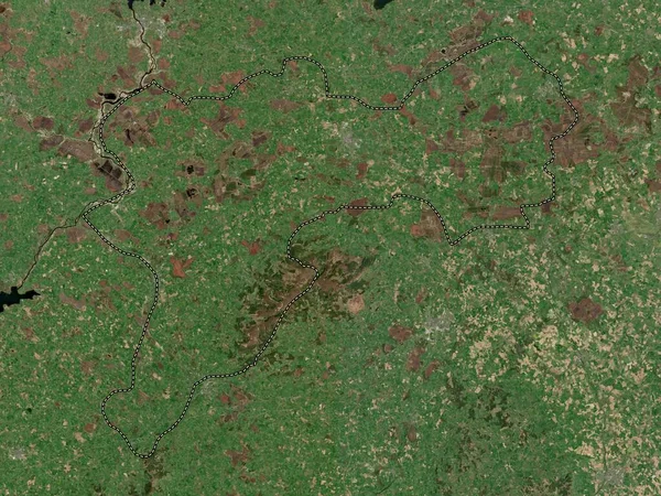 Offaly County Ireland High Resolution Satellite Map — Stock Photo, Image