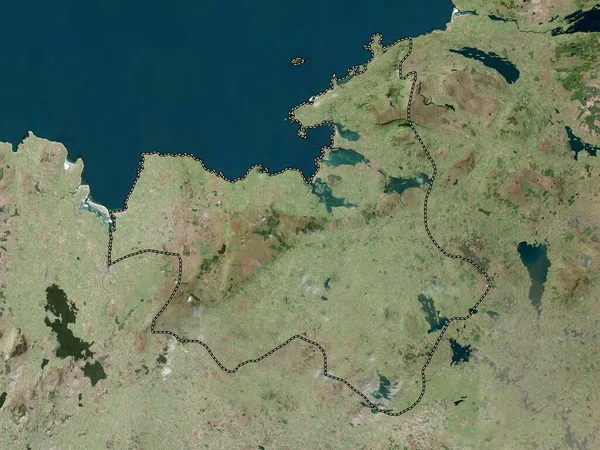 Sligo Condado Irlanda Mapa Satélite Alta Resolución — Foto de Stock