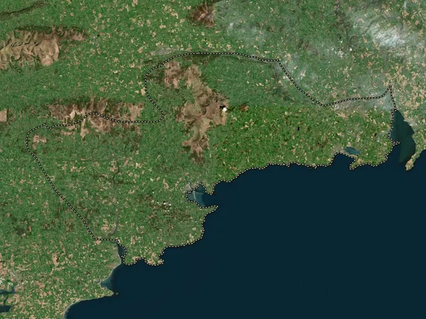 Waterford County Ireland Hochauflösende Satellitenkarte — Stockfoto