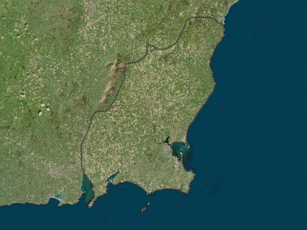 Wexford Hrabství Irsko Satelitní Mapa Nízkým Rozlišením — Stock fotografie