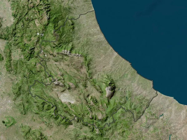 Abruzzo Regionen Italien Högupplöst Satellitkarta — Stockfoto