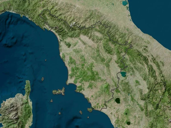 Toscana Región Italia Mapa Satélite Alta Resolución — Foto de Stock