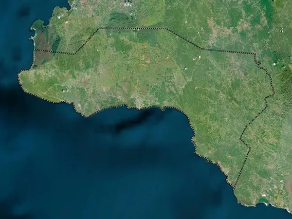 Westmoreland Jamaika Kilisesi Yüksek Çözünürlüklü Uydu Haritası — Stok fotoğraf
