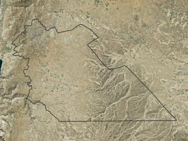 Amã Província Jordânia Mapa Satélite Alta Resolução — Fotografia de Stock