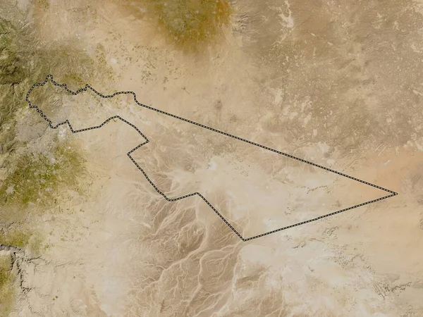 Zarqa Provincia Jordania Mapa Satelital Baja Resolución — Foto de Stock
