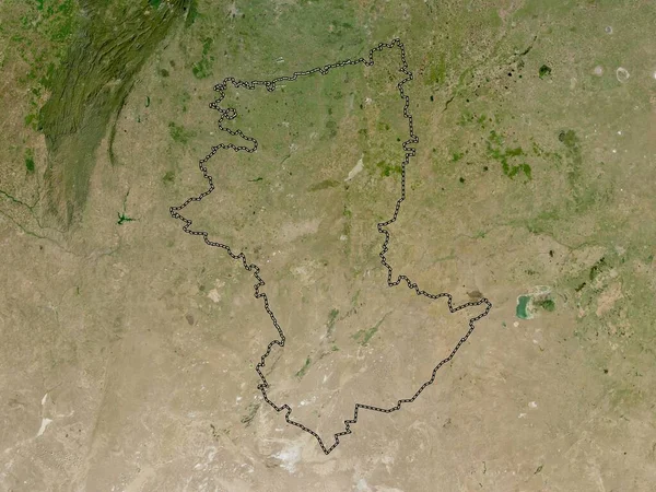 Qostanay Regione Del Kazakistan Mappa Satellitare Bassa Risoluzione — Foto Stock