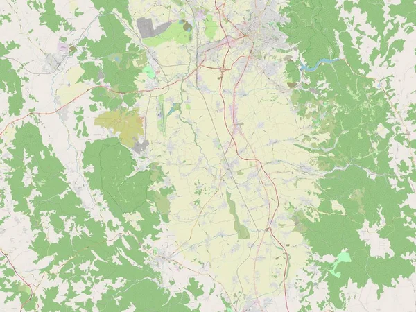 Lipjan Koszovó Önkormányzata Open Street Térkép — Stock Fotó