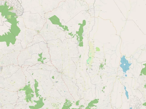 Elgeyo Marakwim County Kenya Відкрита Карта Вулиць — стокове фото