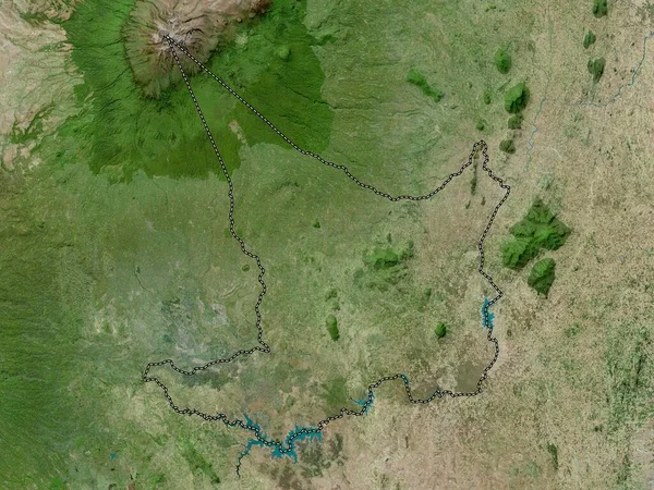 Embu Kenya Ilçesi Yüksek Çözünürlüklü Uydu Haritası — Stok fotoğraf