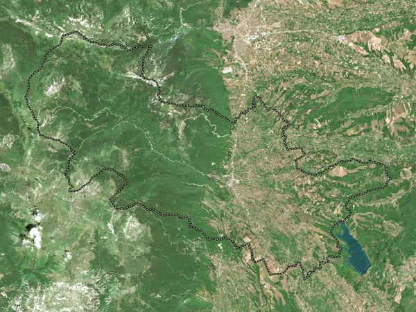 Декан Муниципалитет Косово Карта Низкого Разрешения — стоковое фото