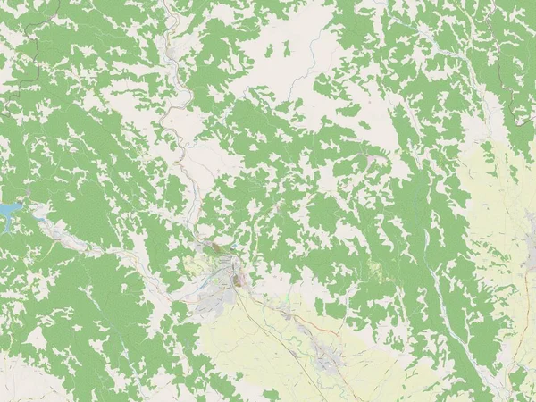 Mitrovice Koszovó Önkormányzata Open Street Térkép — Stock Fotó