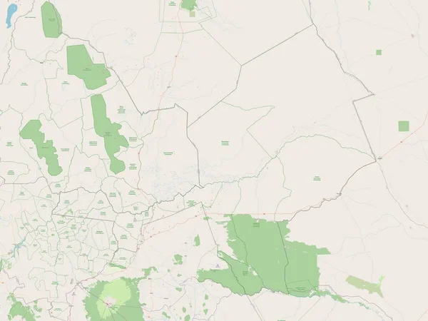Ісіоло Графство Кенія Відкрита Карта Вулиць — стокове фото