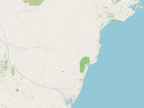 Kilifi Kreis Kenia Open Street Map — Stockfoto