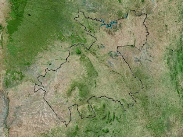 Machakos Länet Kenya Högupplöst Satellitkarta — Stockfoto