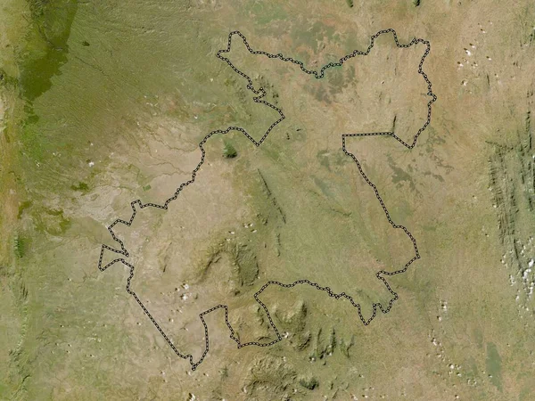 Machakos Condado Kenia Mapa Satelital Baja Resolución — Foto de Stock