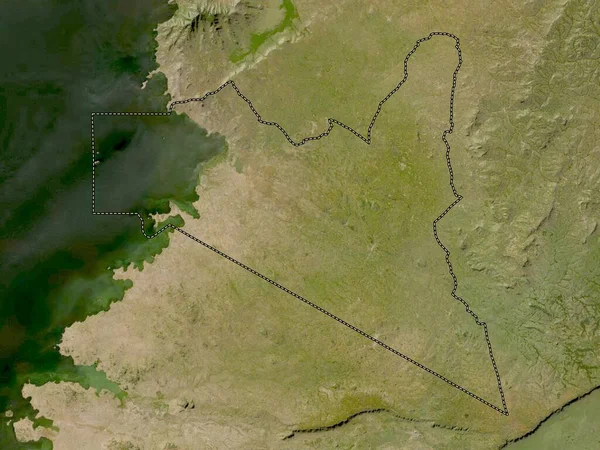 Migori 肯尼亚县 低分辨率卫星地图 — 图库照片