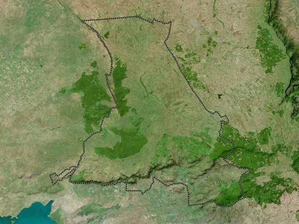 Nandi Condado Kenia Mapa Satélite Alta Resolución — Foto de Stock