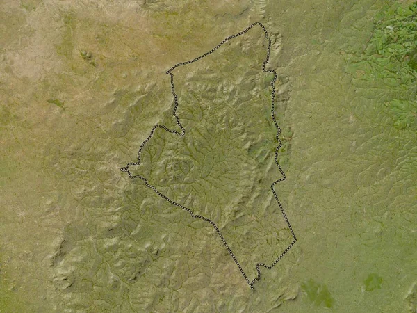 Nyamira 肯尼亚县 低分辨率卫星地图 — 图库照片