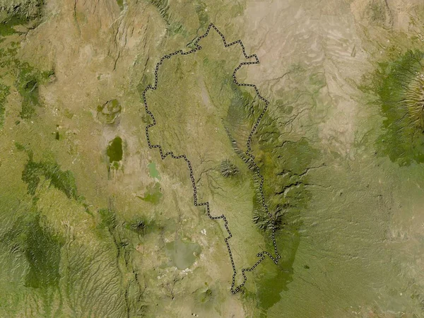 Nyandarua Condado Quénia Mapa Satélite Baixa Resolução — Fotografia de Stock
