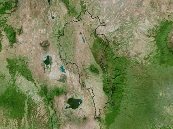 Nyandarua 肯尼亚县 高分辨率卫星地图 — 图库照片