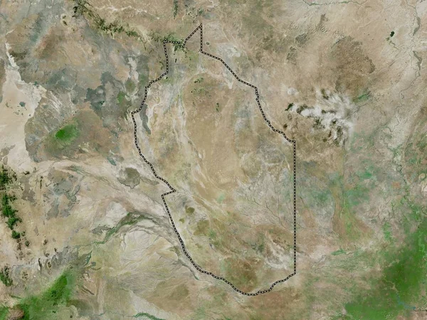 Wajir Condado Kenia Mapa Satélite Alta Resolución — Foto de Stock