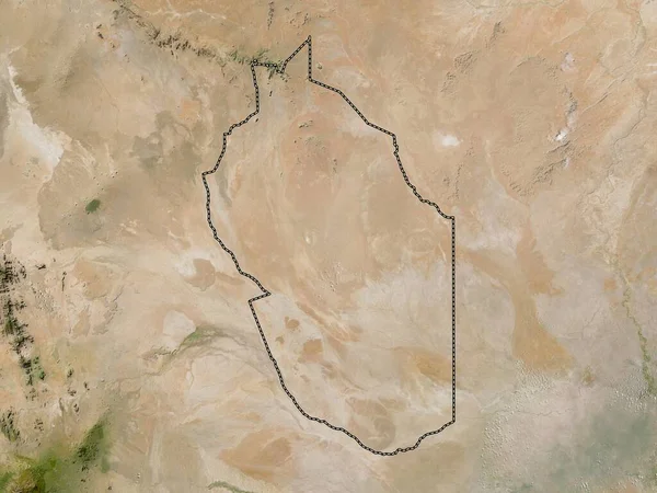 Wajir Provincie Kenia Satellietkaart Met Lage Resolutie — Stockfoto