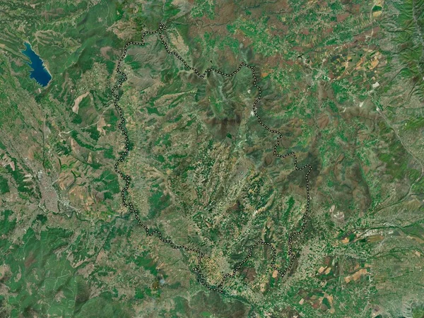 Раховец Муниципалитет Косово Карта Высокого Разрешения — стоковое фото