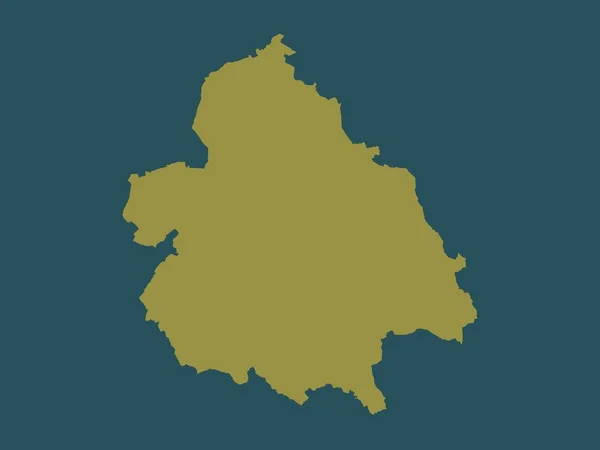 コソボの自治体を訪問 単色形状 — ストック写真