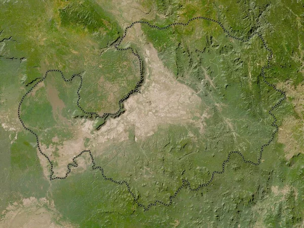 Attapu Provincia Laos Mapa Satelital Baja Resolución — Foto de Stock